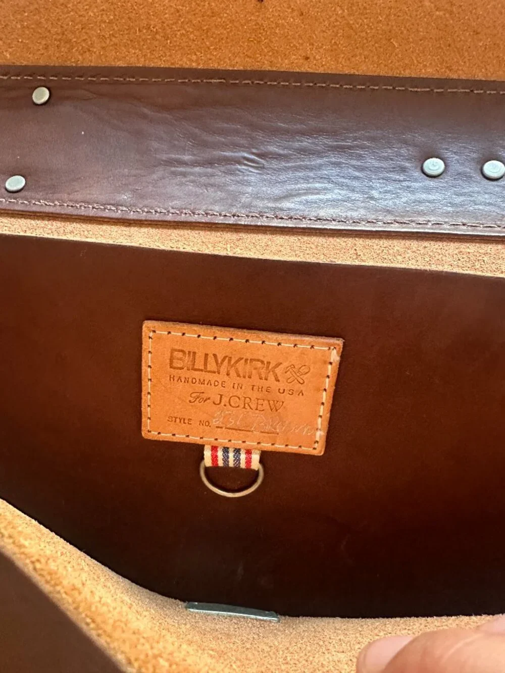 BillyKirk 236 Brown Satchel